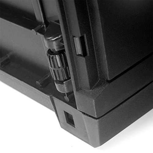 Mojawo XXL Kunststoff Auflagenbox Anthrazit Kissenbox Gartenbox auf Rollen Rattan-Optik für Polsterauflagen Kunststoff… – Bild 6