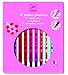 Djeco - 10 felt brushes - Sweet,Pink