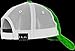 HUK Performance Fishing Kryptek Logo Trucker, Kryptek Neon Green,