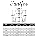Sanifer Women Lace Long Sleeve Tunic Top Blouse (X-Large, Black)