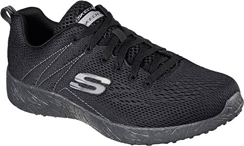 Skechers Mens Shoes Burst Black Sport Fashion Sneakers