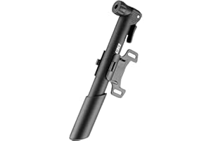 Mini Bike Pump,80 PSI Portable Adjustable Bicycle Pump with Presta and Schrader Valve for Road BMX and Mountain Bike Tires
