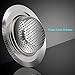 JXJ Set of 2 Stainless Steel Kitchen Sink Strainer with Handheld Design,Large Wide Rim 4.3