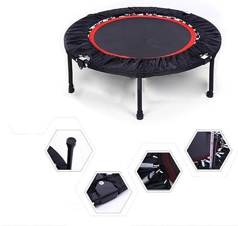 SJZC Fitness Cama Elastica para Tobogan Casa Camas Elasticas En ...