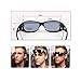LEDING Polarized Sunglasses Men Women Lightweight TR90 Frame Running Cycling Fishing Driving Golf Sports Glasses (black/Lens)