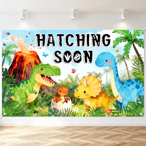 Mocsicka Dinosaur Baby Shower Decorations Banner