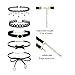 Black Choker Necklace Set,Hidreams Velvet Choker Necklaces Stretch Lace Gothic Tattoo for Women and Girls,16 PCS