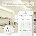 Wifi Smart Plug Smart Socket Works With Alexa Google Home IFTTT Smart Home,WiFi Outlet Remote Control Your Appliances from Anywhere ETL Listed