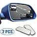 Blind Spot Mirrors, 360 Degree Rotate Adjustable Square Blind Spot Mirror, Waterproof Glass Car Blind Wide Mirror for Traffic Safety (Pack of 2)