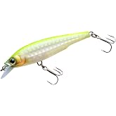 YO-Zuri 3DR-X Jerkbait Floating Bath Lure 80mm Color: Matte Ghost Pearl Chartback