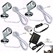 Xking 12V 1W LED Spotlight/Cabinet Light Display Cabinet Light/Museum/Wall Light - White 6000K (Set of 3)