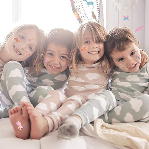 EKKONG Dinosaurier Temporäres Tattoos Set, temporäre Tattoos Sticker für ädchen/ Kinder/Frauen/Erwachsene, Kinder Party… – Bild 6