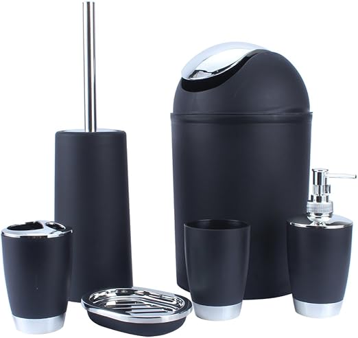 Badezimmer Accessoires Set Schwarz - die besten Schongarer 2020