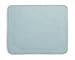mDesign Kitchen Countertop Absorbent Dish Drying Mat - Pack of 2, Large, Aqua Blue/Ivory