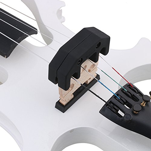 image for Yibuy 55x25x17mm Black Rubber Violin Viola Practice Mute