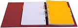Exacompta Prem'Touch PVC Lever Arch File 320x290mm 2 Rings A4 Burgundy view 2