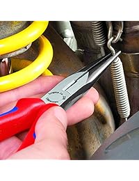 Knipex 2611200 Alicates de punta larga con cortador, 8 pulgadas