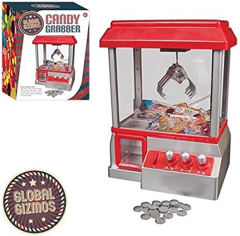 Traditional Candy Grabber Claw Machine Fairground Joystick Classic Arcade Game Sweets Prize Tokens Kid Parties by Sabar
