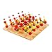 12-IN Square Bamboo Food Skewer Holder: Perfect for Cocktail Parties and Catering Events - Biodegradable and Eco-Friendly Pick Stand and Food Display - 100-holes - 1-CT - Restaurantware