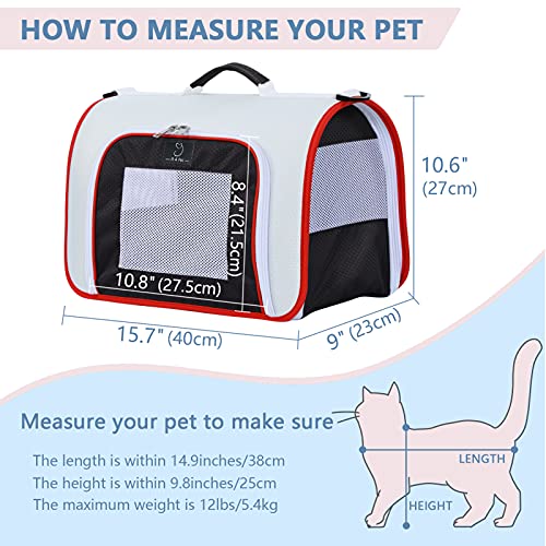 A4Pet Rabbit Carrier Bunny Carriers,Airline Approved Lightweight SoftSided Portable Small