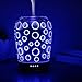 COOSA 100ml 3D Circle Pattern Essential Oil Diffuser, with 4 Time Setting and 7 Beautiful Color Changing LED Lights as a Cool Mist Humidifier for Home Office Bedroom Living Room(Multicolor)