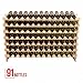 Mecor 91 Bottle Capacity Stackable Storage Wine Rack, Standing Bottles Storage Shelf, Wobble-free,7-Tier