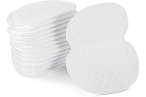 BESARME 50 Pcs Underarm Sweat Pads, Armpit Sweat Pads for Women and Men, Disposable Underarm Pads for Sweating Women Comfortable Unflavored Non Sweat Armpit Protection (5.1 * 3.54 inch, 50)