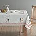Maison d'Hermine Table Cloth Rectangle Table 100% Cotton Tablecloth for Dining Room, Farmhouse, Home, Hotel, Parties & Wedding - Gifts for Mothers Day Spring & Summer (Campagne, 54