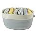 XXXL Jumbo Toys Pillows Throw Blankets Storage Solution Cotton Rope Basket Hamper with Build-in Handles