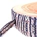 Tianmeijia 2PCS Creative 3D Round Wood Tree Soft Plush Chair Seat Cushion Stump Shaped Pillow + Stump Log Throw Pillow for Home Office Car Soft Decor Washable