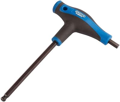 Draper Expert 8.0mm Hex Ball End T Handle Hex Key Chrome Vanadium