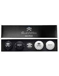 Volvik - Bolas de golf con diseño de calavera y huesos cruzados # 1- # 4 (4 unidades)