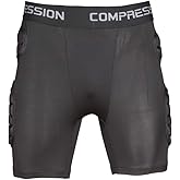 Shinestone Adult Men's Goalkeeper Armor BodyShield Padded Compression Shirt Pants and Short with Sponge Protector