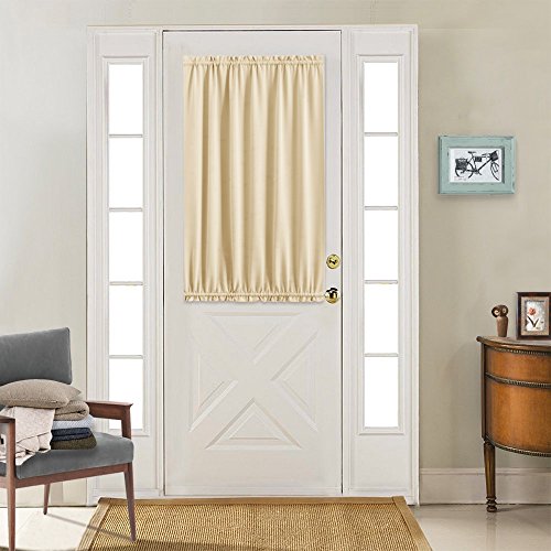 French Door Curtain Panels 40 Inches Long Room Darkening Thermal