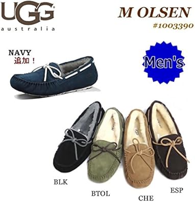 Amazon アグ オーストラリア Australia 国内正規品 モカシン メンズ Olsen オルセン Sf 9 26 26 5cm Btol バーントオリーブ Ugg アグ ローファー スリッポン