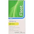 Fleet Laxative Saline Enema for Adult Constipation, 4.5 fl oz, 2 Bottles (6 Pack)