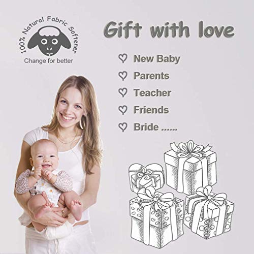 image for Budieggs Wool Dryer Balls Organic XL 6-Pack, 100% New Zealand Chemical