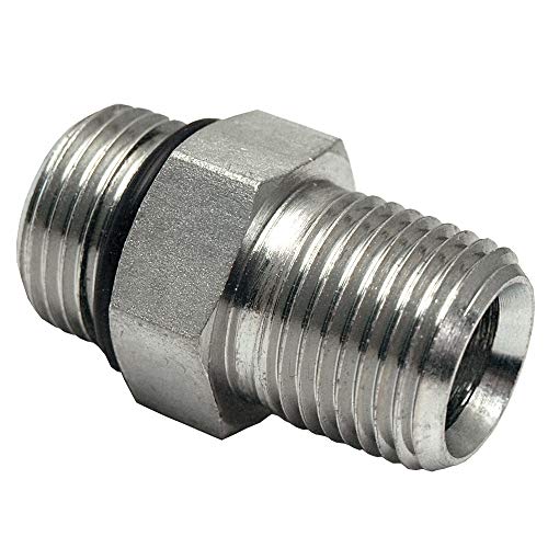64011208 Hydraulic Fitting 3/4 Male BOSS X 1/2 Male Pipe Carbon Steel tillescenter Hydraulic