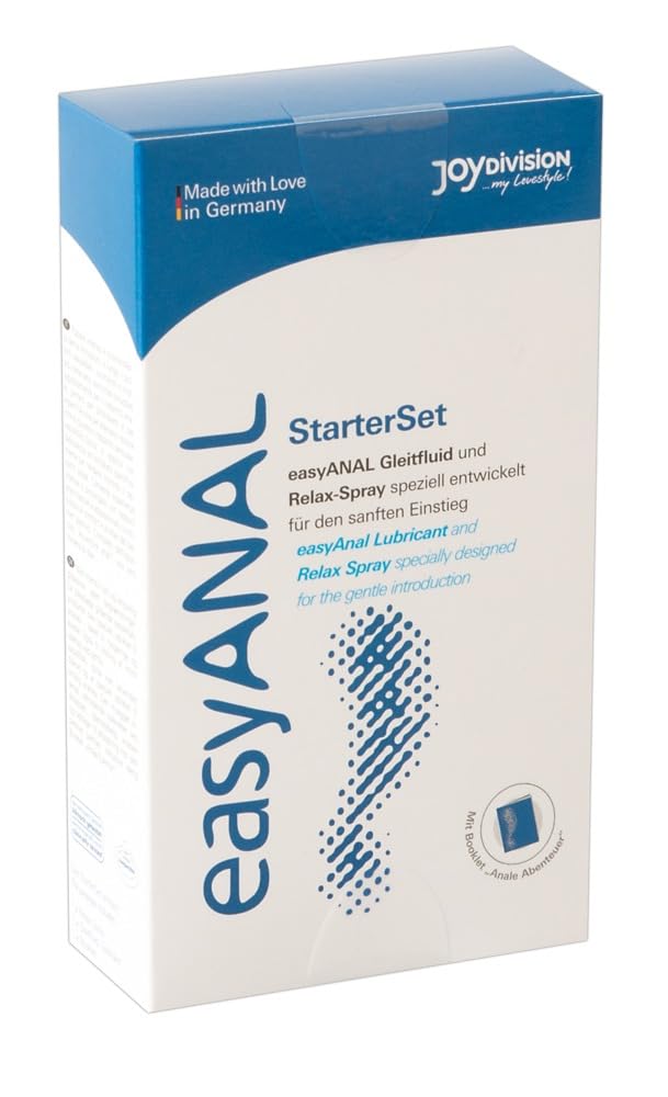 JOYDIVISION easyANAL Lubricant 30+80ml Set Long-Lasting Lubricant for him & her l Lubricant Suitable for Latex Condoms I Fluid pH-Optimized