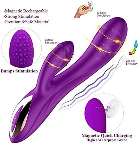 Women Toys Pleasure Waterproof with Multiple Speed and Patterns Couples Woman Toy Portable Electronic Computer USB Rechargeable,Only Ships from US, ZSB02