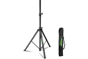 NiuNyuNeu Speaker Tripod Stand Height Adjustable from 43.7'' to 70.8'' PA DJ Party Tripod Speaker Stand 35mm Compatible Inser