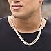Lifetime Jewelry Gold Chain [ 11mm Cuban Link ] 20X More 24k Plating Than Other Necklaces - The Look & Feel of Solid Gold - Lifetime Replacement Guarantee - Hip Hop Jewelry for Men 18 to 36 inches