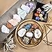 Beverly Oaks Premium Healing Crystals 21 Piece Kit - 7 Tumbled Chakra Stones, 7 Raw Crystals, Peacock Ore, Crystal Geode, Pyrite, Honey Calcite, Aragonite, Selenite Stone + Bonus Chakra Tower
