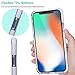 MATEPROX iPhone Xs Case iPhone X Case Clear Hybrid TPU Hard Cover with Thin Shockproof Bumper Protective Case for iPhone Xs/X 5.8'' (Clear White)