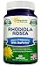 Rhodiola Rosea with BioPerine Supplement - 180 Capsules - Max Absorption Pure Rhodiola Root Powder Extract Pills - Golden Root Herb for Stress Relief, Mood, Focus & Energy - 500mg Rhodiola Per Cap