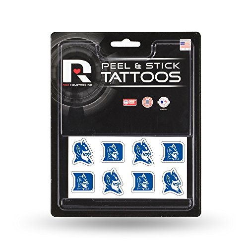 NCAA Duke Blue Devils Face Tattoos, 8-piece Set