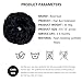 Rose bud Messy Bun Hair Pieces For Women Hair Bun Extension Updo Curly Messy Bun Scrunchie Jet Black Natural