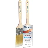 Premier,17646, Malibu 2.5" Angle Sash Brush | Professional 2.5" angle sash brush meticulously designed to deliver exceptionally smooth, precise and flawless trim painting