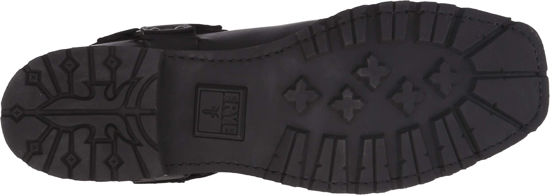 Frye Mens Heath Studded Harness Black Vintage Leather Boot 