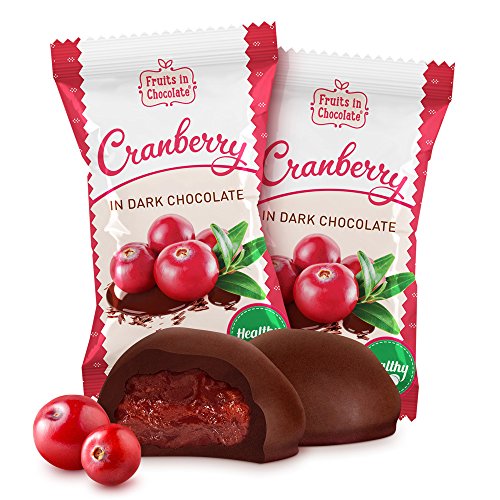 Dark Chocolate Covered Cranberries, 6 Oz Bag - Thumbnail 2